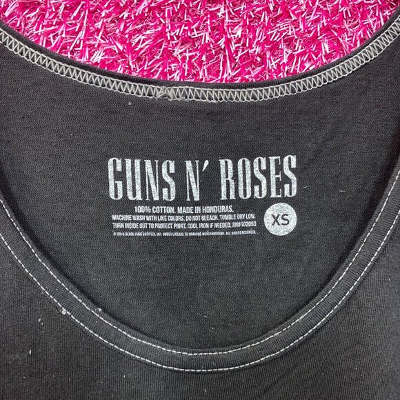 Guns N’ Roses Appetite for Destruction Heavy Metal Bleach Dip-Dye Tank Top XS - Picture 4 of 4